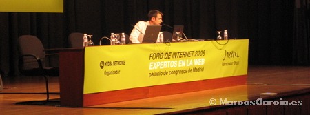 Juan Agustín en fori de internet 2008