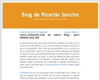 Blog de Ricardo Sancho