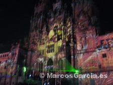 Queda de la fachada de la Catedral de Santiago de Compostela 2008