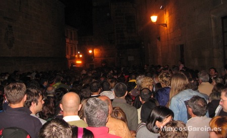 Queda de la fachada de la Catedral de Santiago de Compostela 2008