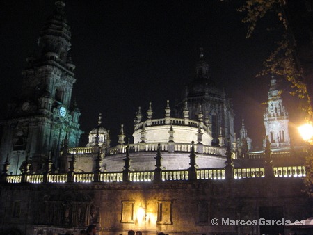 Queda de la fachada de la Catedral de Santiago de Compostela 2008
