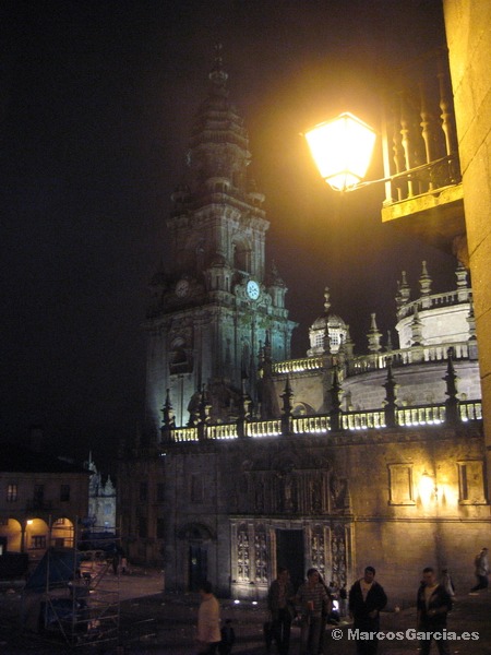 Queda de la fachada de la Catedral de Santiago de Compostela 2008