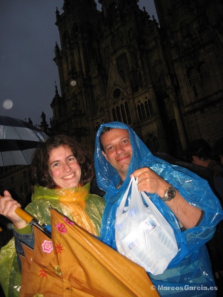 Queda de la fachada de la Catedral de Santiago de Compostela 2008